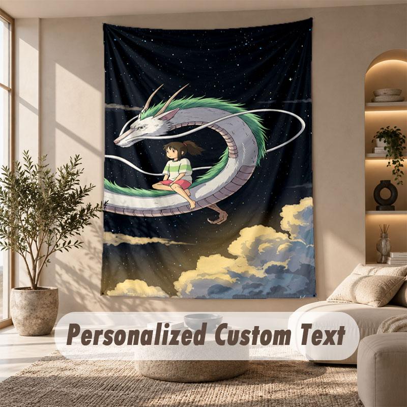 Wall Hanging Tapestry Art Cloth Bedroom Room Background DecorSpirited Away
