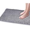 40X60CM Коврик для ванной комнаты, водопоглощающий, темно-серый, противоскользящий, ПВХ, утолщенный, коврик для двери для отеля