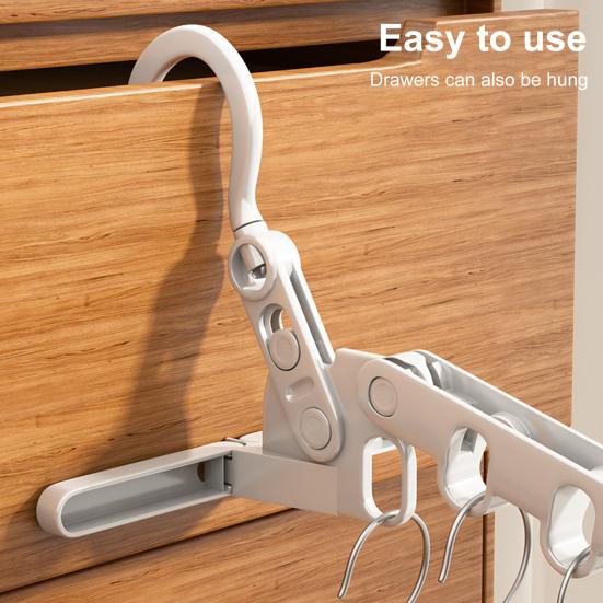 5 шт. складных вешалок для одежды Высокая прочность Сильная несущая способность Нелегко деформируется Портативный