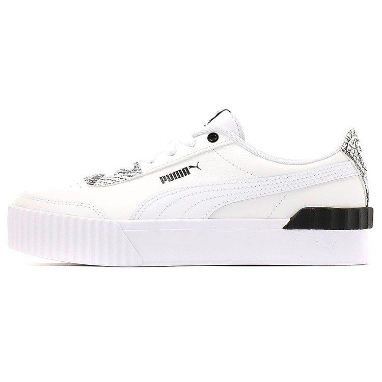PUMA Carina Lift Casual Shoes For White/Black Women's 382504-01