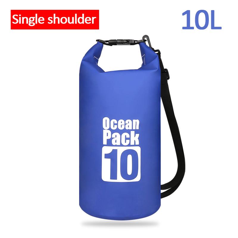 500D Waterproof Swimming Bag Dry Sack 2/5/10/15/20/30L Waterproof Floating Dry Gear Bags For Boating Fishing Rafting Swimming