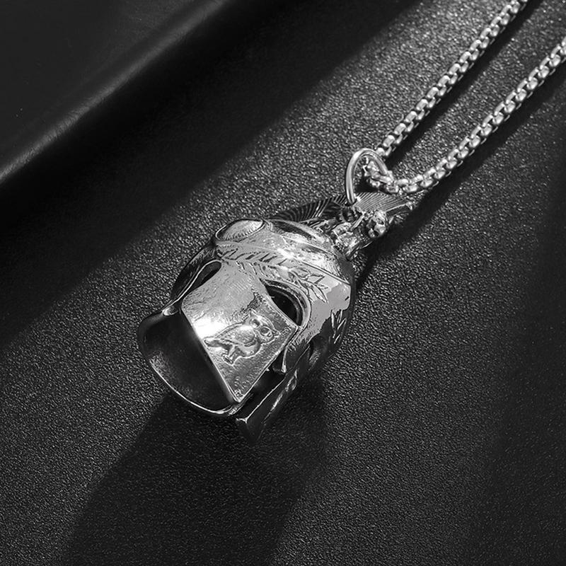 Подвеска-колокольчик для мотоцикла в стиле шлема древнегреческого воина, колокольчик удачи, ретро-колокольчик безопасности для мотоцикла, украшение