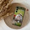 Чехол для телефона Samsung S25, S24, S21, S22, S23, S30, Ultra, S20, Plus, Fe, Lite, Note, 10, 9, Милый ёжик 5G Черный чехол