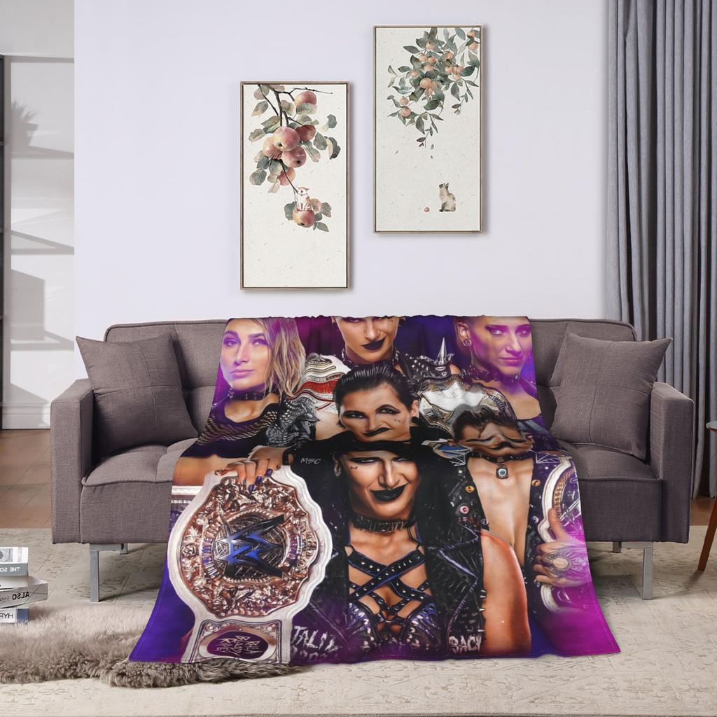 Рея Рипли Одеяла для рестлеров Теплое Мягкое Новинка Плюшевое Одеяло-плед для Девочек Мальчиков Уличное Фланелевое Покрывало Покрывало для Кровати