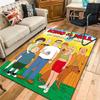 Family on the Mountain Peak Rug Floor Mat for Living Room or Bedroom Soft and Comfortable Carpet a Gift for Birthday and Holiday.PFF260912074