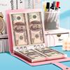 Сберегательная тетрадь большой вместимости, вмещающая 200 банкнот, сумка для группировки бюджета, челлендж по накоплению денег, сумка для группировки денег