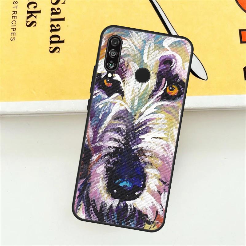 Irish Wolfhound Dog Case For Huawei Nova Y61 Y91 Y60 Y70 Y90 Nova 9 10 SE 11i 8i 3i P20 P30 Pro P40 Lite Cover