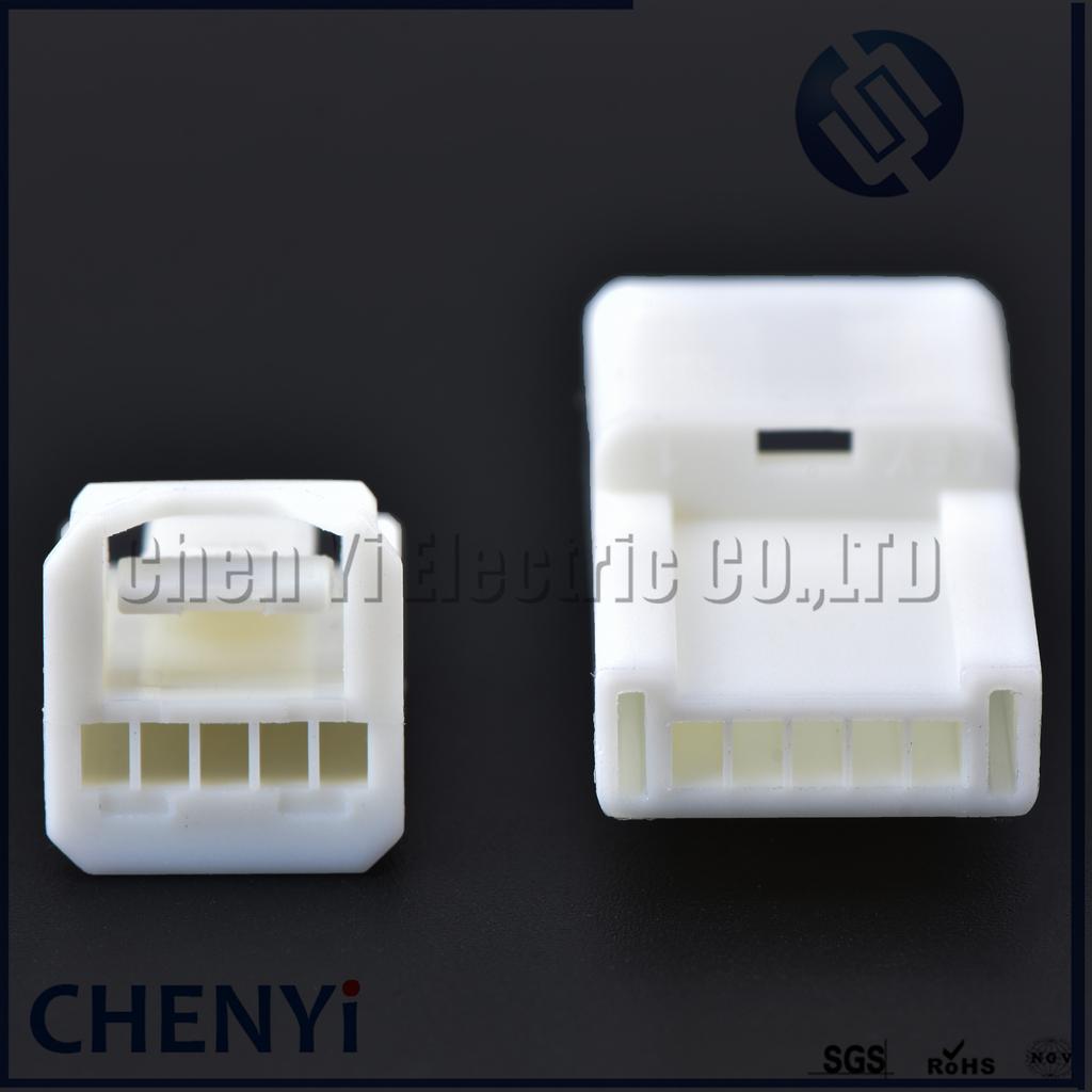White 5 Pin 0.7mm Female or Male Auto Wiring Unsealed Connector Car Plug 6098-3810 90980-12365 90980-12366