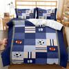 Ball Duvet Cover Set Sports Balls Bedding Set King Size Basketball Football Soccer Baseball Polyester Quilt Cover For Kids Teens