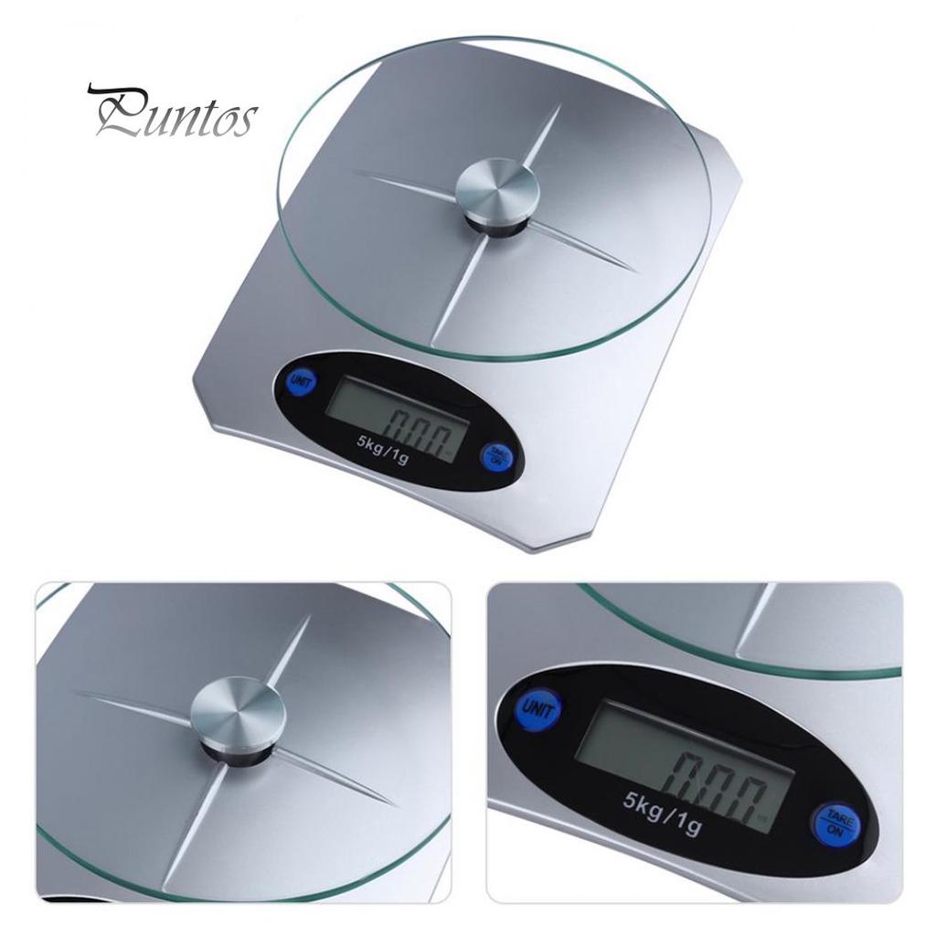 Бытовые 5 кг/1 г прецизионные весы для пищевых продуктов с ЖК-дисплеем