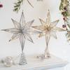 Christmas Tree LED Star Tree Toppers Battery Operated Treetop Decoration Christmas Decoration String Ornament New Year