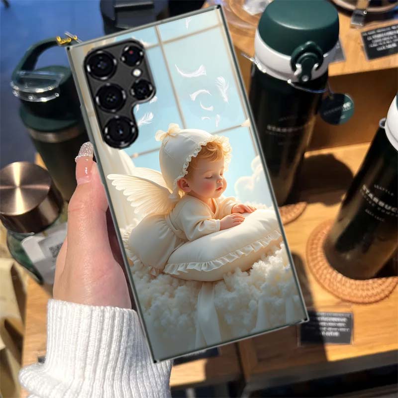 Beautiful AngelClmj Beautiful Angel Cases Phone Case for Samsung Galaxy S26 Ultra S25 Edge S24 S23 FE S21 Plus S20 S22 S10 Cover