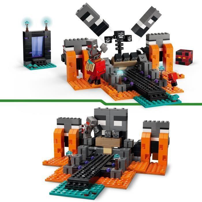 LEGO Minecraft 21590 La Bataille du Wither - Jouet de Construction pour Gamer dès 8 ans