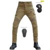 VOLERO+Motorcycle Jeans For Men And Women+Motorcycle Workwear Multi Bag Riding Pants+ Casual Pants+CE Protector