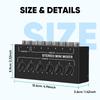 6-Channel Stereo Mini Audio Mixer - Ultra Low Noise Portable RCA Mixer with Independent Volume Control, 2 Outputs, Perfect for L