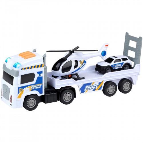 Eddy Toys Police Toy Car Transporter