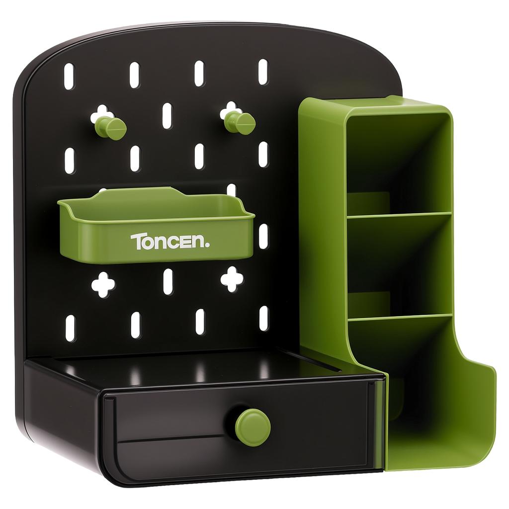 Настольный ящик для хранения Подставка для ручек Ящик для хранения Коробка для канцелярских товаров Большая вместимость для школы офиса дома Стойка для хранения