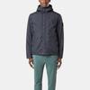 Stone Island Solid Color Zip-Up Hooded Logo Double Pocket Casual Jacket Men Jacket Navy-Blue K1S154100092-V0020