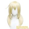 WTB Synthetic Wig Game Genshin Impact Spark Knight - Klee Cosplay Cartoon Fluffy Straight Hair Double Ponytail Wig Hood