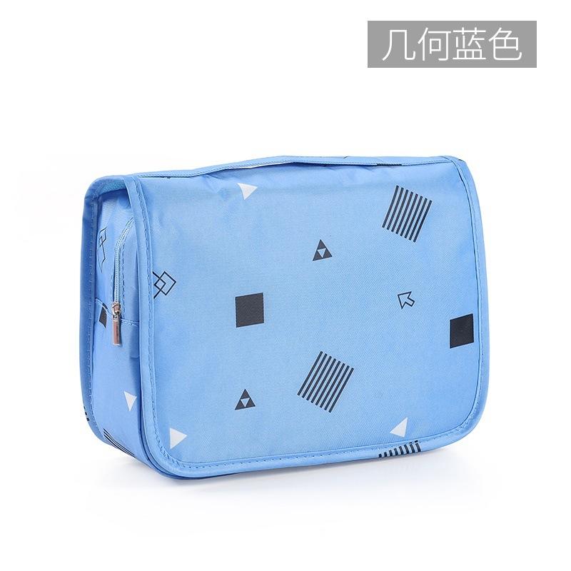 Korean Version Large Capacity Fashion Cosmetic Bags & Cases Waterproof Polyester Makeup Toiletries Organizer Zipper for Travel