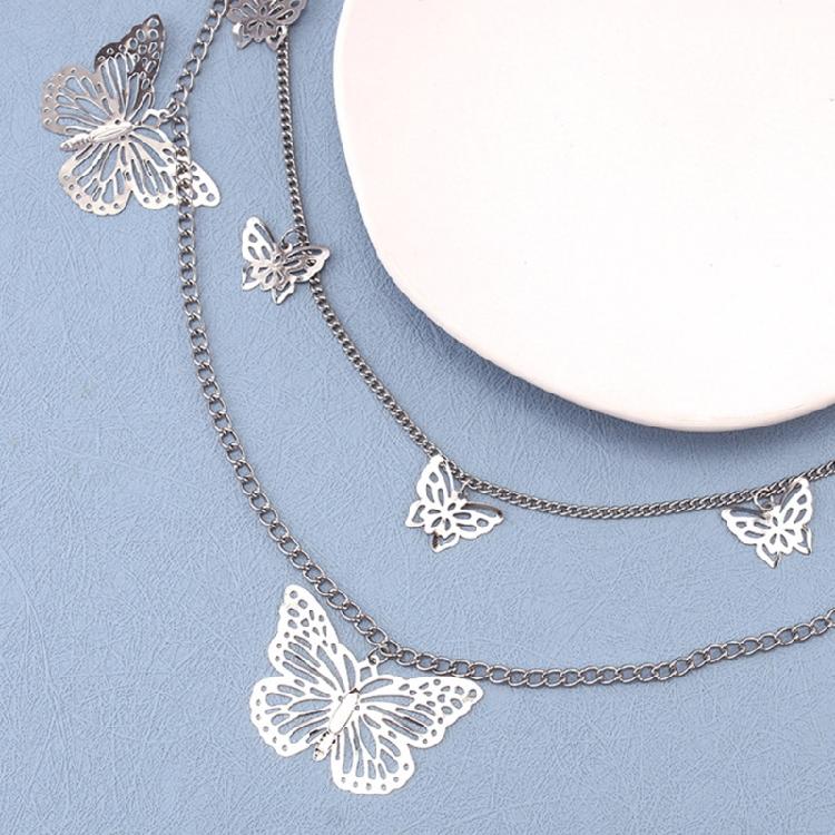 Длинная металлическая поясная цепочка Готицизм Поясной ремень Панк Крючок Брюки Штаны Поясное звено для любителей моды