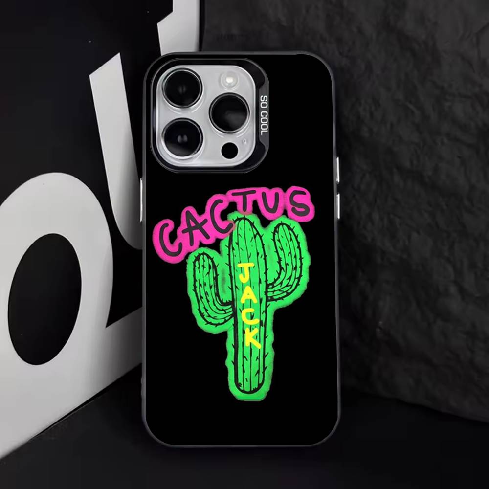 Чехол для телефона C-Cactuss J-Jack Travis Scott для iPhone 17,16,15,14,13,12,11,Pro,Max,Plus,E,Air,Mini Черный ТПУ Чехол