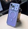 Матовая Прозрачная Защита Линзы Для Чехла Телефона Magsafe Для iPhone 17 17 Air 17Pro 17 Pro Max Магнитная Беспроводная Зарядка Чехол
