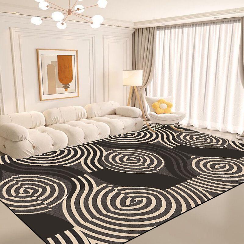 Скандинавская простота Мягкий ковер Украшение гостиной Креативный Легко чистить Ковры для диванной зоны для декора спальни Нескользящие коврики Моющиеся