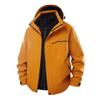 3-in-1 Detachable Outdoor Jacket Men Women Windproof Waterproof Hiking Ski Coat Unisex