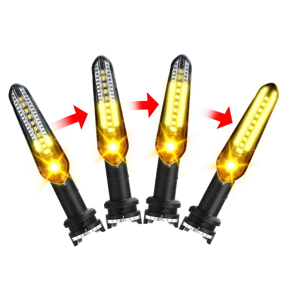 Универсальный мотоциклетный поворотник с водяной фарой, передний задний фонарь с водяной фарой для Yamaha MT07 MT03 MT09 Tracer XSR 700