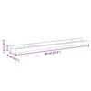 Wall Shelves 4 pcs Black 60 x 9 x 3 cm