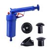 Air Plunger for Toilet Blue Household Air Toilet Drain Blaster Plunger for Floor Drain Sink Sewer