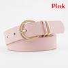 Женский широкий брючный ремень, кожаные ремни, пояс с металлической пряжкой