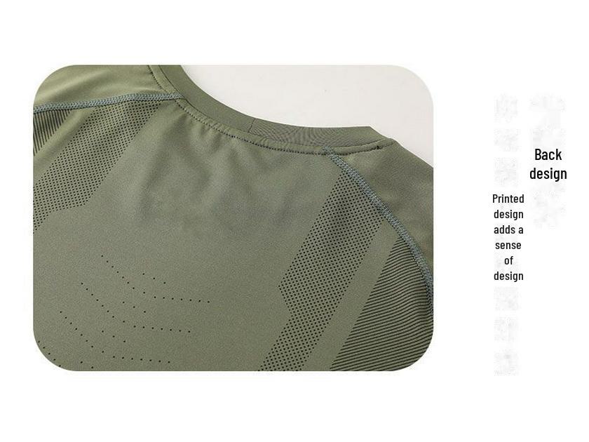 Мужская быстросохнущая спортивная футболка с длинным рукавом Dijia для бега, баскетбола, фитнеса, езды на велосипеде и пешего туризма.