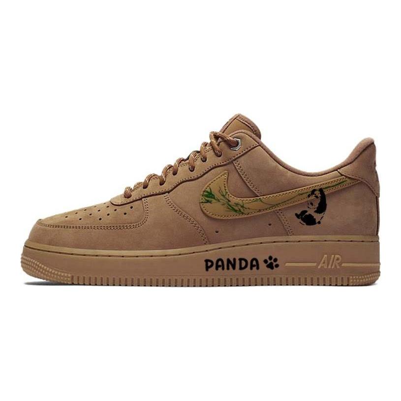 Nike Air Force 1 Нескользящие Износостойкие Нескользящие Износостойкие Низкие Скейтбордические Кроссовки Унисекс CJ9179-200(Команда181-)