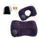 2 Pack 17 in Ultralight Inflatable Pillow Travel Pillow,Camping Pillow for Neck & Lumbar Support,Beach,Camping,Traveling,Hiking,Napping,Desk Rest