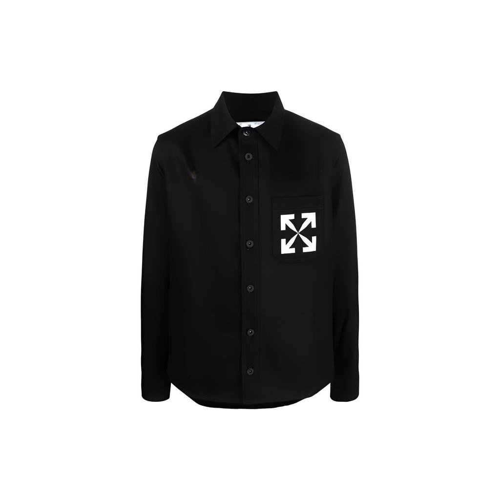 OFF WHITE Джинсовая рубашка с одной стрелой OMYD027C99DEN0021001