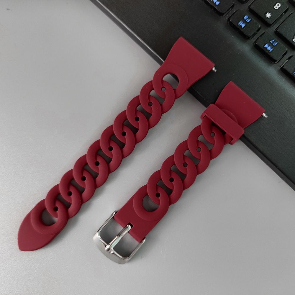 20mm/22mm Silicone band For Amazfit bip/6/5/GTR 4/3 Pro 42mm/47mm/GTR2/stratos 2/3 Watch Bracelet Amazfit GTS 4/2/2e Mini straps