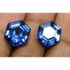 Natural Blue Sapphire Loose Gemstone 20.15 ct Fancy Cut Pair September Birthstone for Jewelry Making