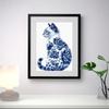 Hyahx Cross Stitch 11 CT Cross Stitch Kit with Japanese DIY Embroidery Kit for Beginners and Advanced 30cm x Cat Design Instructions, Stitchers, 40cm,