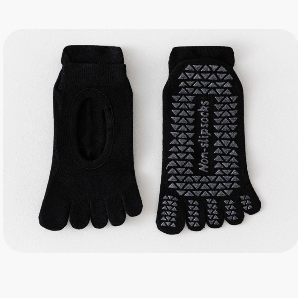 Breathable Pilates Yoga Socks Mesh Ballet Boat Socks New Five Finger Socks  for Dance Practice