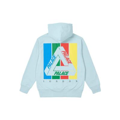 Palace Худи Три-Эмб Синий Унисекс Топы P22HD108