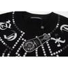 W354 CHROME HEARTS 2025 Summer New High Quality Cotton Round Neck Loose Large Size Men's and Women's T-shirt Couple T-shirt