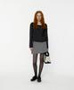 Lulu Seoul Butterfly Taylor Wool Skirt (Gray)