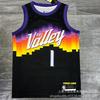 Basketball Jerseys - Suns Booker 1 Durant 35 Timberwolves Edwards 5 Breathable Sports Shirts