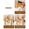 Home Decoration Wood Flowerpot Holder Floor-Standing Flower Pot Base Plants Stand  Home Office