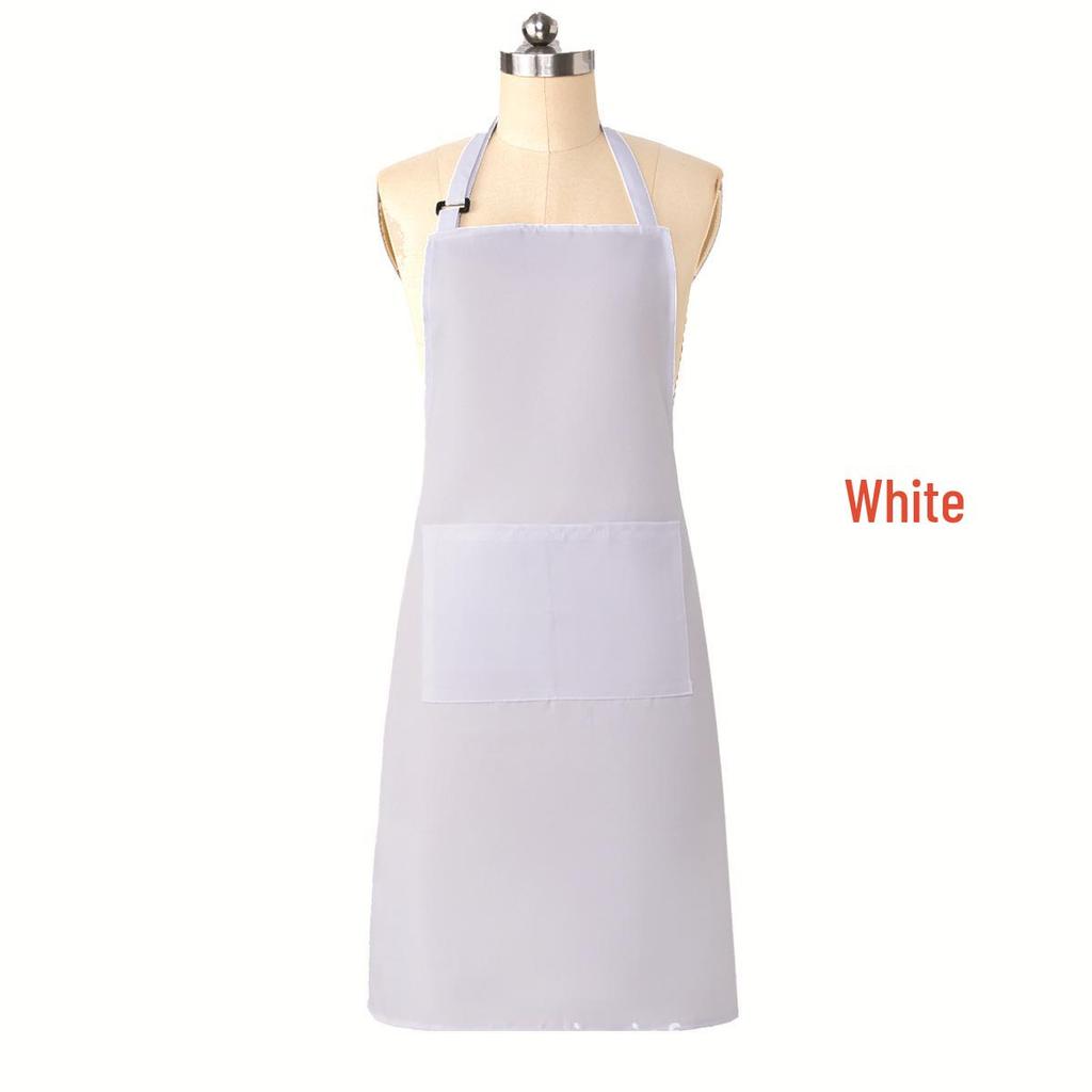 Длинный фартук шеф-повара с защитой от загрязнений для использования на кухне и в кафе