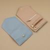 Solid Color PU Jewelry Display Bag Jewelry Display Earring Organizer Necklace Ring Bag  Travel