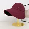 Solid Color Summer Sun Hat Quick Drying Sunshade Hat Fashion Sunscreen Visor Cap  Outdoor