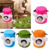 Hamster Habitat Shelter Rabbits Toy Soft Bed House for Hamster for Guinea Pigs, Gerbils Molar Toy Bed